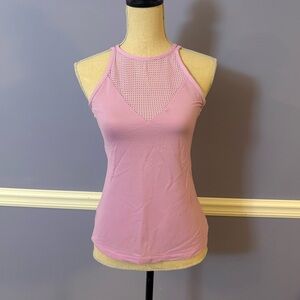 Lorna Jane light purple Sleeveless Mesh Top